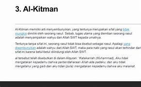 Sifat Yang Tidak Dimiliki Malaikat Allah Adalah